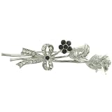 Pugster Vintage Silver Roses Brooch Gifts