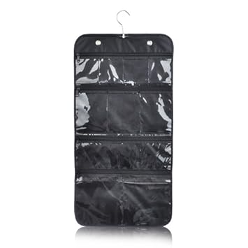 10-Pocket Hanging Cosmetics Organizing Bag Great for Travel