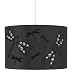 Kitchen & Housewares : Dragonfly Silk Ceiling / Lamp Shade Black