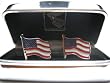 American Flag Cufflinks : USA Red, White and Blue Flag Cufflinks W/Gift Box