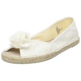 Mia Womens Rosette Flat Espadrille