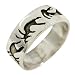 Kokopelli Etch - Sterling Silver Ring