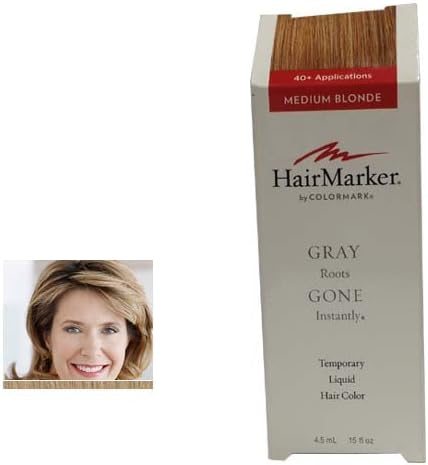 Hairmarker -Temporary Liquid Hair Color - Ash Blonde /Medium Blonde