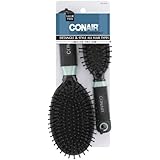 Conair Professional Full and Mid Size Nylon Cushion Brush Set