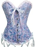 Sparkle Pretty in Pink Burlesque Corset Set