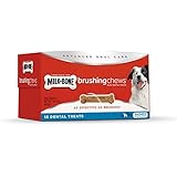 Milk-Bone Brushing Chews Daily Dental Small/Medium Dog Treats Value Pack, 14.14 Ounce