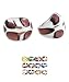 Improving Lifestyles Murano glass Ring White/Brown one size fits most