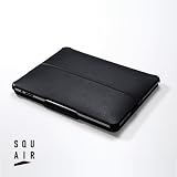 SQUAIR 初代iPad用ケース フリーアングルジャケット (Free Angle Jacket) ブラック 【2年間製品保証付き】