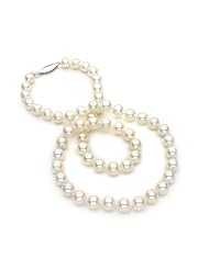 18" AAA 7-7.5mm White Pearl Necklace