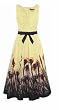 Yellow Cotton Printed...