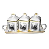 Villeroy & Boch Audun Charm jam set with tray by Villeroy & Boch