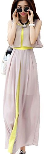 amtonseeshop 1PC High Quality Elegent Sexy Boho Long Maxi Evening Party Beach Dress For Summer Girls Women (S)