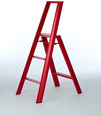lucano step stool 3step Red by Lucano
