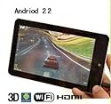 Android アンドロイド タブレットＰＣ　「ＯＳ：2.1　ファームウェア：2.1　ＣＰＵ：Ｔｅｌｅｃｈｉｐ8902　720ＭＨｚ　メモリー：256ＭＢ　ハードディスク：2ＧＢ　液晶サイズ：7吋　」　　　販売元：ＵＮＳショップ