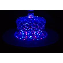 Fortune Products LB-RGBW-6 Super Bright 40 LED Light Base, 6-1/8" Diameter x 1-1/8" Height, Multi-Color