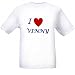 I LOVE VINNY - Name-series - White T-shirt