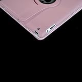 Ctech 360 Degrees Rotating Stand Pink Leather Smart Cover Case for iPad 2 w/ Wake Up/Sleep Feature (retail box packaging)