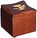 Abbey Gift Abbey & CA Gift First Communion Rosary Box, 2.5 x 2.25 x 2.5, Brown