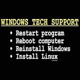 Windows Tech Support T-shirt