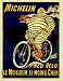 Pneu Velo Michelin Giclee Vintage Bicycle Poster