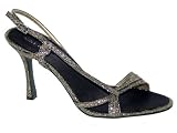 Nine West Women's Accolia Sandals Black Glitter