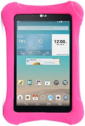 LG G Pad F/II 8.0 Case - Coocase Light Weight Kids Friendly Shock Proof Case for 4G LTE AT&T V495/T-Mobile V496/US Cellular UK495 & G Pad 2 8.0 V498 8-Inch Tablet Pink