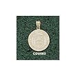 Cornell Univ Seal 5/8" Charm/Pendant -14K/10K, Stainless Steel or Gold Plated