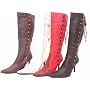Auff�llige SeXy Damenstiefel mit Krokoapplikation &hellip Rasalle Paris