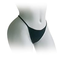 Rimba 5381238000 String KISS schwarz One Size