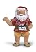 Visiting Santa Polyresin Ornament