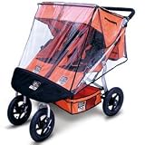Tike Tech Double Trax360 Stroller Cover- Clear