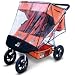 Tike Tech Double Trax360 Stroller Cover- Clear