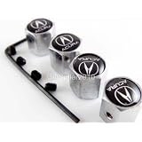 Acura Anti-Theft Tire Air Stem Caps 4 pcs