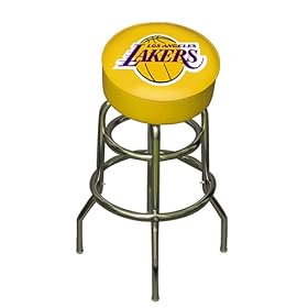 Click here to buy Imperial Los Angeles Lakers Licensed Bar Stool by Imperial.
