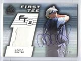 Laura Davies Autograph 2003 Upper Deck Golf SP Game Used Edition Certified Autograph #0593/1000 w/ LPGA Tourney Worn Swatch