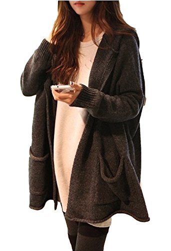 秋冬 カジュアル ニット カーディガン セーター コート 秋 冬 ダッフルコート チェスターコート ファー キルティングコート トレンチコート トレンチ コート ロングコート モヘア ウール ダウンコート カシミア ダウン アウター ロングシーズン カジュアルジャケット リネンジャケット テーラード シンプル ツイード ジャンパー ブルゾン シンプルデザイン 〜16枚セットのシール付き〜 (ダークグレー)