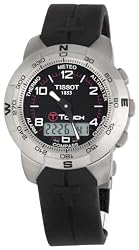 Tissot Men's T33779851 T-Touch Titanium Black Rubber Watch