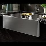 London 30 Single Bowl Farm Sink in Stainless Steel