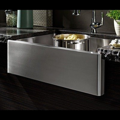 London 24 Single Bowl Farm Sink in Stainless Steel