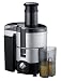 Severin ES 3559 Centrifuga, contenitore centrifuga 2,0 litri, contenitore succo 1,0 litro, colore: Argento-Nero