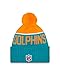 New Era Miami Dolphins 2015 Sport Knit Cuffed Pom Knit Cap/Beanie