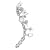 Fossil ES2147 Ladies Stainless Steel Charm bracelet with Silver Dial