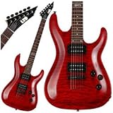 MH100QM Electric Guitar (See Thru Black Cherry)
