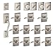 Schlage F600-ADD-ACC-RH Addison Complete House Door Hardware Package with Accent, Satin Nickel