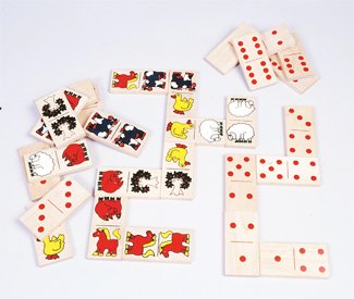 41u8u7Znd7L Educational Toy   Jumbo Dominoes   Farm   Guidecraft   G5018