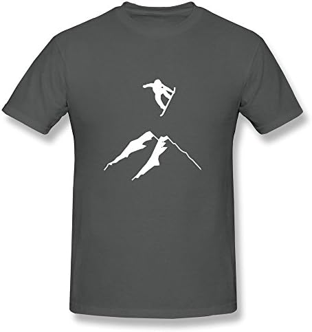 YANYU Makeup Snow Snow Winter SNOWBOARD SKI Tee For Mens XS DeepHeather