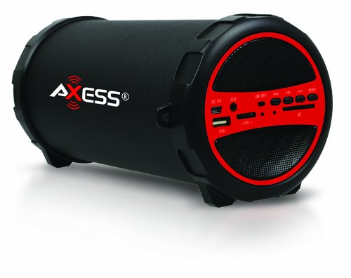 Axess SPBT1031-RD Portable Bluetooth Photo