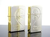 ZIPPO ジッポ ライター ブリリアントハートペアSG ペアーセット BRHP-SGの画像