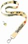 Tamagotchi Connection V 4.5 Tamagotchi Lanyard -TamaLeash Beige Schoolhouse Lanyard and Mamitchi