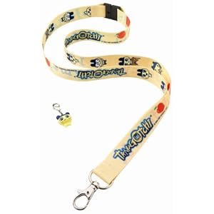 Tamagotchi Connection V 4.5 Tamagotchi Lanyard -TamaLeash Beige Schoolhouse Lanyard and Mamitchi by 